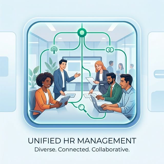 Human Capital illustration mockup