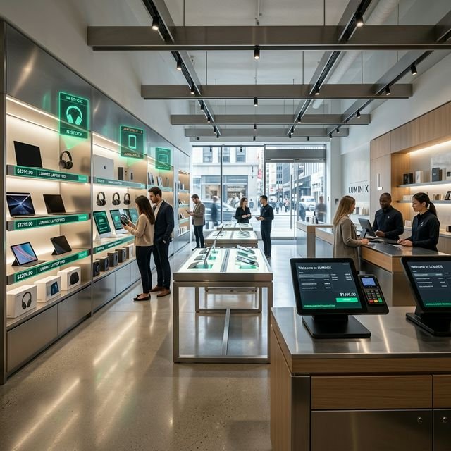 Sales & Revenue illustration mockup